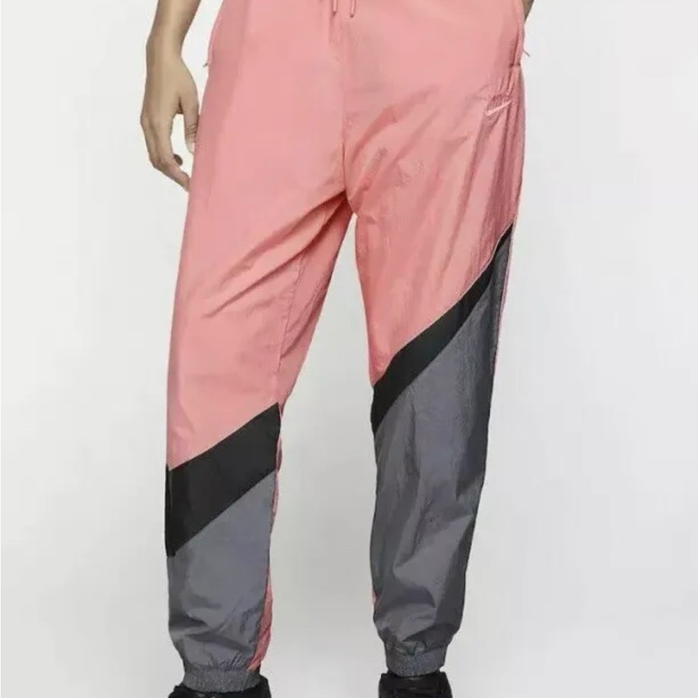 Nike Sportswear Big Swoosh Logo Wind Pants AR9894-668 PINK GAZE Sz M